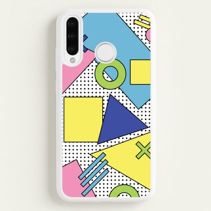 Geometric Abstract Shapes Pattern  - Abstract Patterns Phone Case for Huawei P30 Pro