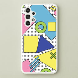 Geometric Abstract Shapes Pattern  - Abstract Patterns Phone Case for Galaxy A13