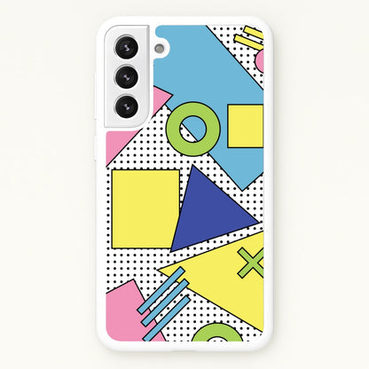 Geometric Abstract Shapes Pattern  - Abstract Patterns Phone Case for Galaxy S21FE