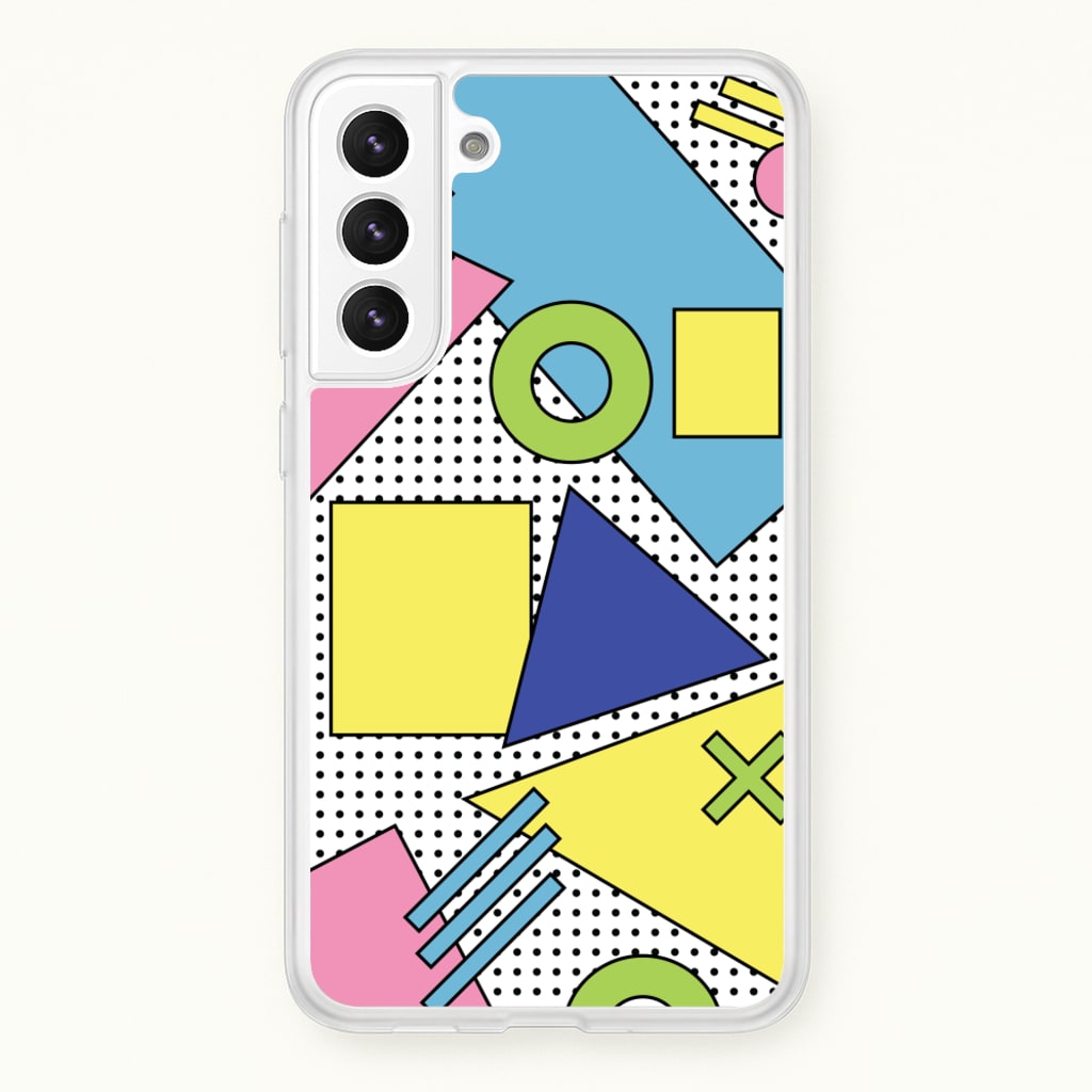 Geometric Abstract Shapes Pattern  - Abstract Patterns Phone Case for Galaxy S22 Plus