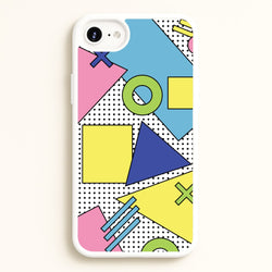 Geometric Abstract Shapes Pattern  - Abstract Patterns Phone Case for iPhone 6 / 7 / 8 / SE