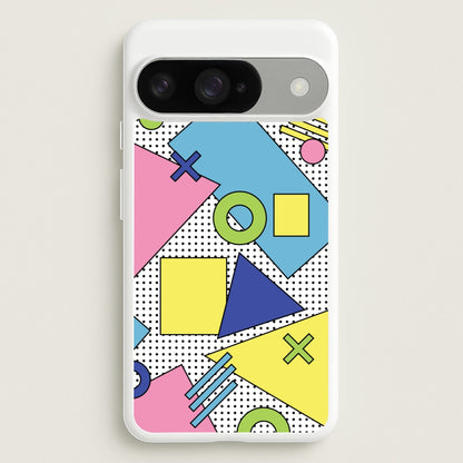 Geometric Abstract Shapes Pattern Phone Case for Google Pixel 10 / 10 Pro
