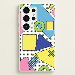 Geometric Abstract Shapes Pattern  - Abstract Patterns Phone Case for Galaxy S25 Ultra