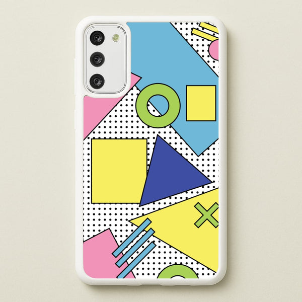 Geometric Abstract Shapes Pattern  - Abstract Patterns Phone Case for Galaxy A41