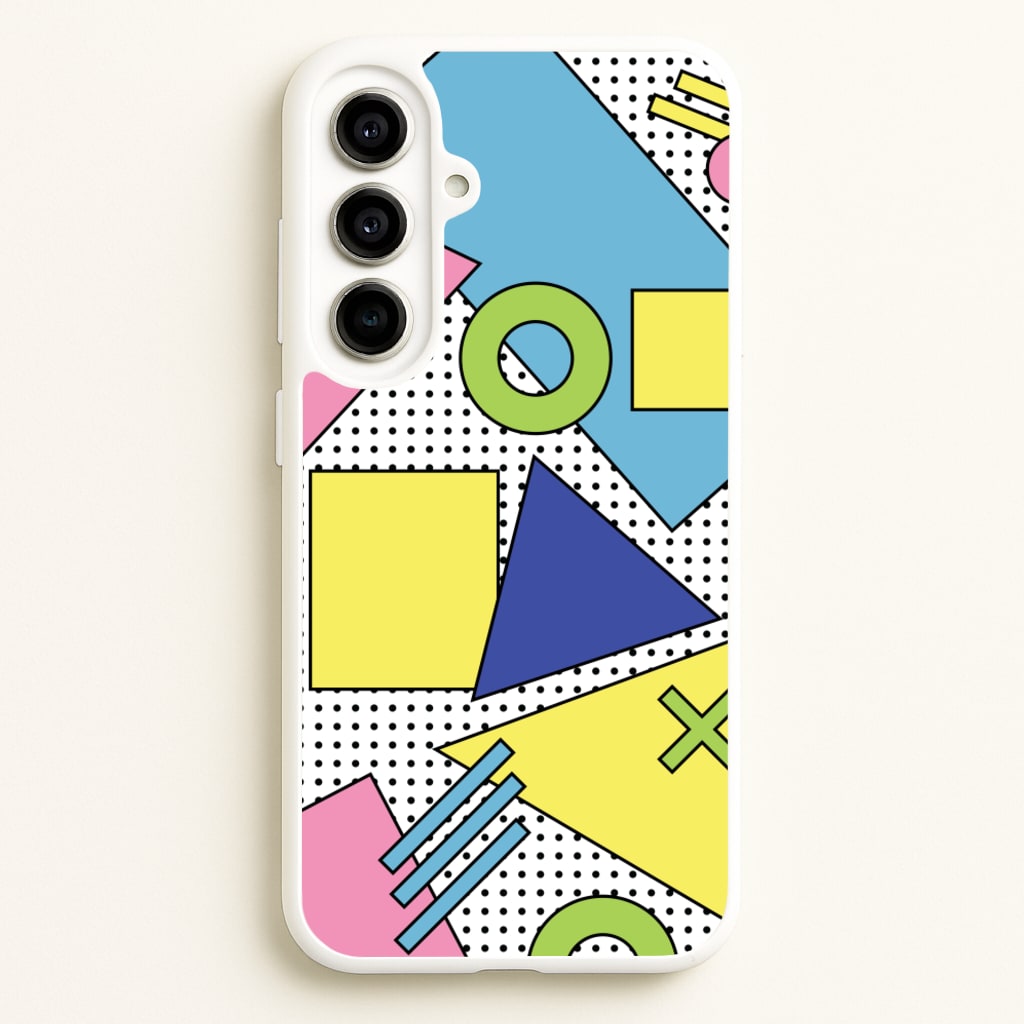 Geometric Abstract Shapes Pattern  - Abstract Patterns Phone Case for Galaxy A56