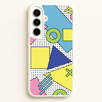 Geometric Abstract Shapes Pattern  - Abstract Patterns Phone Case for Galaxy A56