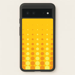 Yellow And Orange Dots Abstract Pattern  - Abstract Patterns Phone Case for Google Pixel 6