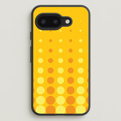 Yellow And Orange Dots Abstract Pattern  - Abstract Patterns Phone Case for Google Pixel 9a