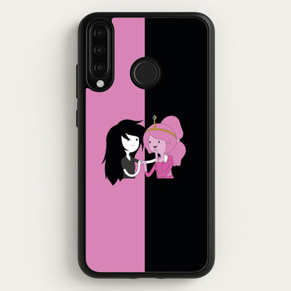 Marceline And Bubblegum  - Adventure Time Phone Case for Huawei P30 Lite
