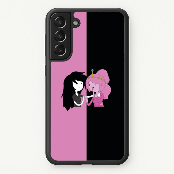 Marceline And Bubblegum  - Adventure Time Phone Case for Galaxy S21 Plus