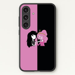 Marceline And Bubblegum  - Adventure Time Phone Case for Galaxy S24 Plus