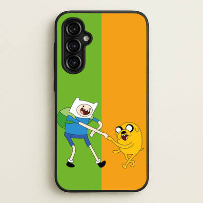 Jake The Dog And Finn The Human  - Adventure Time Phone Case for Galaxy A54