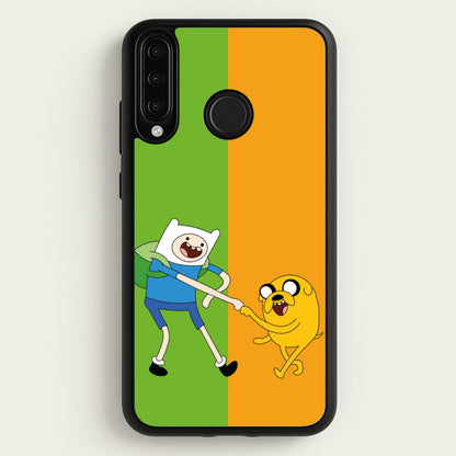 Jake The Dog And Finn The Human  - Adventure Time Phone Case for Huawei P30 Lite