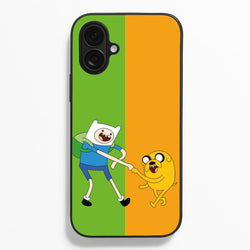 Jake The Dog And Finn The Human  - Adventure Time Phone Case for iPhone 16 Plus
