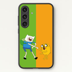 Jake The Dog And Finn The Human  - Adventure Time Phone Case for Galaxy S24 Plus