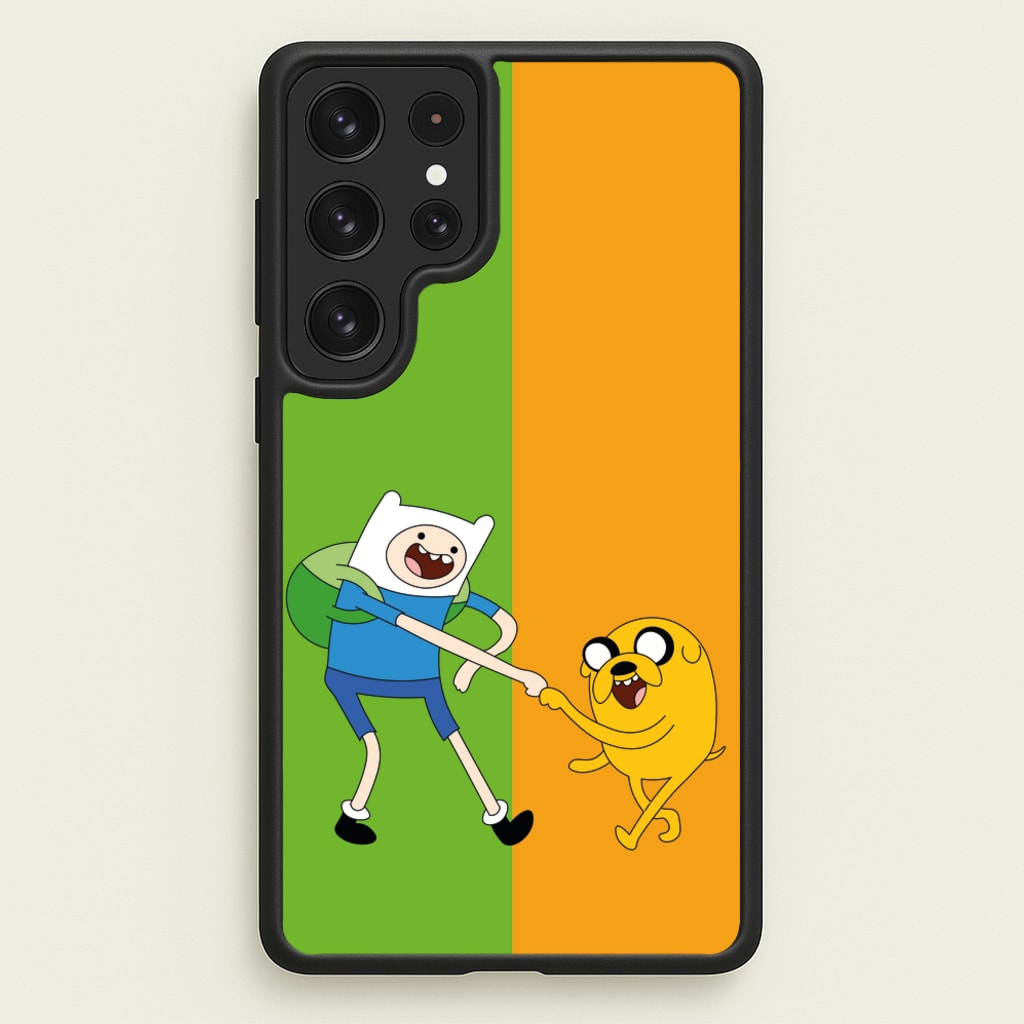 Jake The Dog And Finn The Human  - Adventure Time Phone Case for Galaxy S22 Ultra