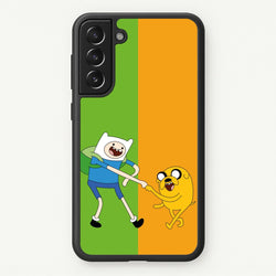 Jake The Dog And Finn The Human  - Adventure Time Phone Case for Galaxy S22