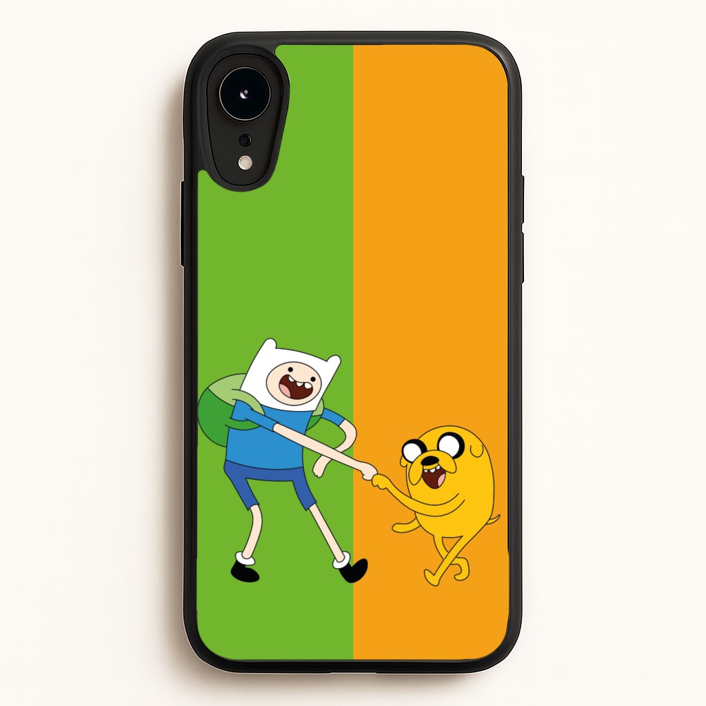 Jake The Dog And Finn The Human  - Adventure Time Phone Case for iPhone XR