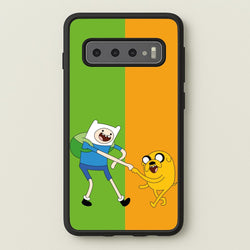 Jake The Dog And Finn The Human  - Adventure Time Phone Case for Galaxy S10