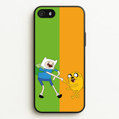 Jake The Dog And Finn The Human  - Adventure Time Phone Case for iPhone 5 / 5s / SE 2016