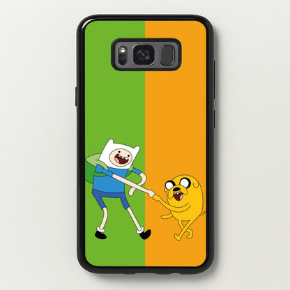 Jake The Dog And Finn The Human  - Adventure Time Phone Case for Galaxy S8 Plus