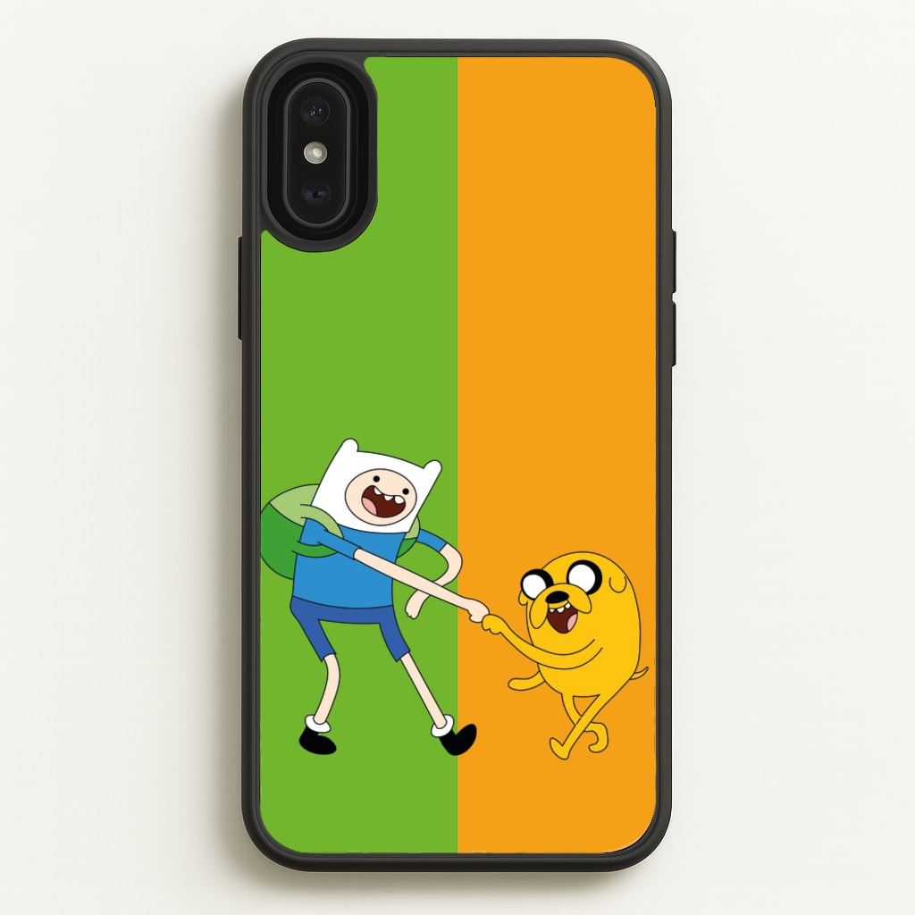 Jake The Dog And Finn The Human  - Adventure Time Phone Case for iPhone XS Max