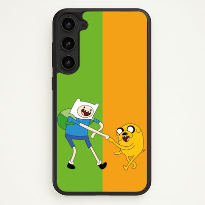 Jake The Dog And Finn The Human  - Adventure Time Phone Case for Galaxy S23