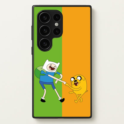 Jake The Dog And Finn The Human  - Adventure Time Phone Case for Galaxy S24 Ultra