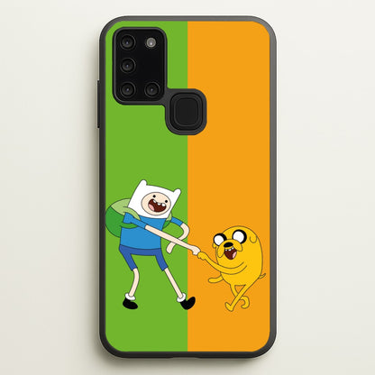 Jake The Dog And Finn The Human  - Adventure Time Phone Case for Galaxy A21s