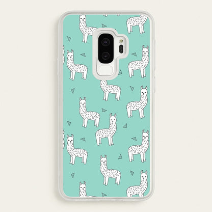 Mint Alpaca Pattern  -  Phone Case for Galaxy S9 Plus