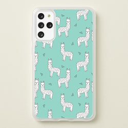 Mint Alpaca Pattern  -  Phone Case for Galaxy S20 Plus