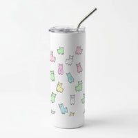 Pastel Pacas Skinny Tumbler