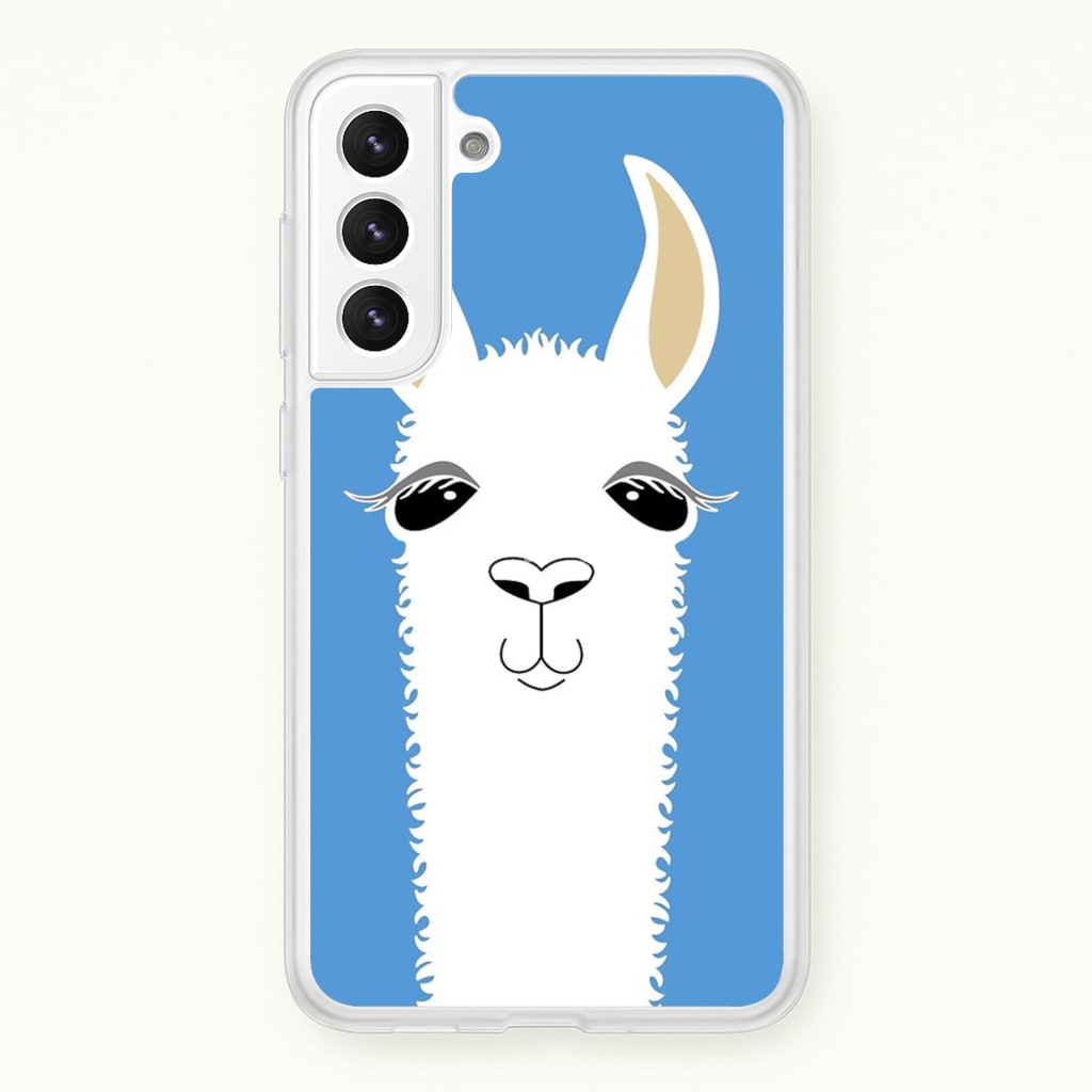 Llama Portrait  -  Phone Case for Galaxy S21 Plus