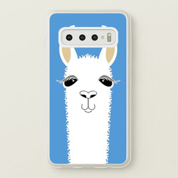 Llama Portrait  -  Phone Case for Galaxy S10 Plus