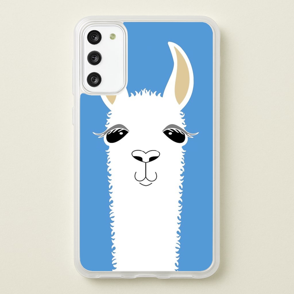Llama Portrait  -  Phone Case for Galaxy S20FE