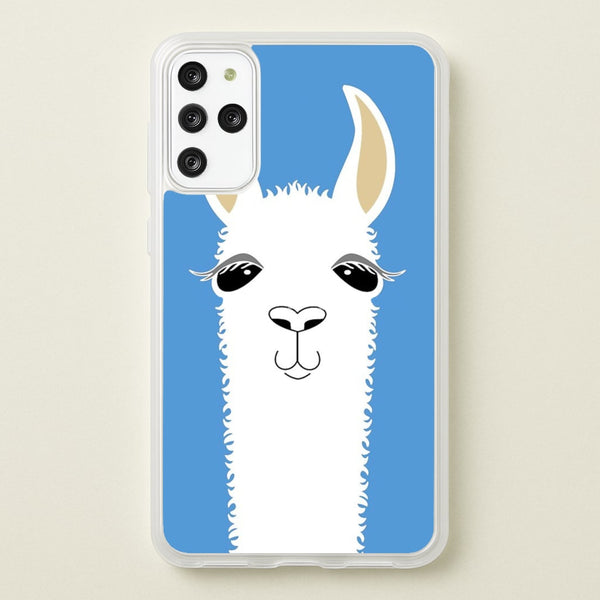 Llama Portrait  -  Phone Case for Galaxy S20 Plus
