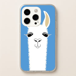 Llama Portrait  -  Phone Case for iPhone 15 Pro