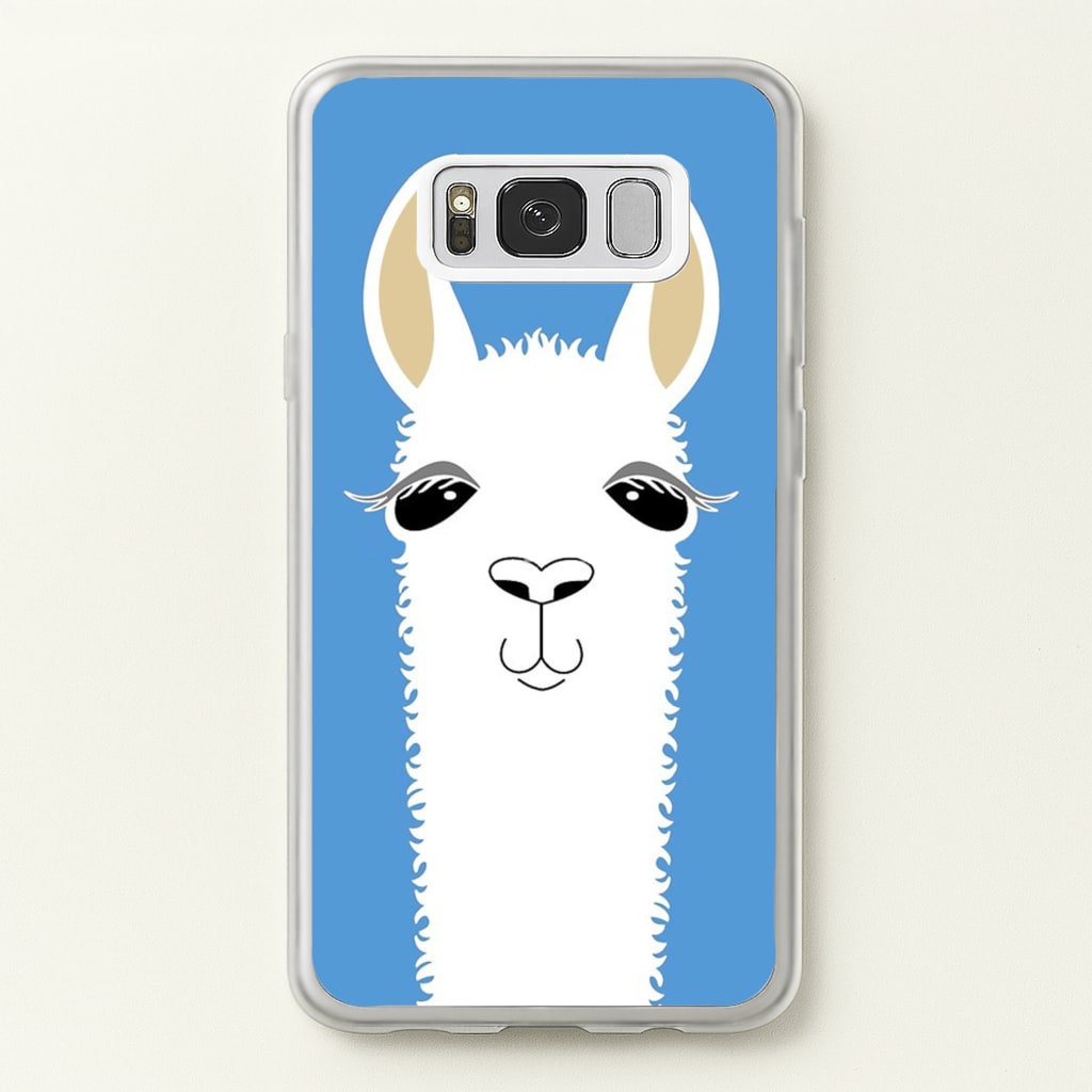 Llama Portrait  -  Phone Case for Galaxy S8 Plus
