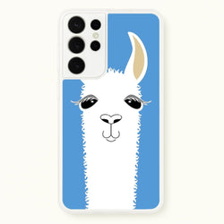 Llama Portrait  -  Phone Case for Galaxy S21 Ultra