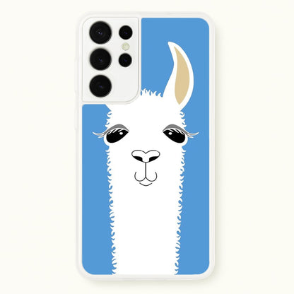 Llama Portrait  -  Phone Case for Galaxy S21 Ultra