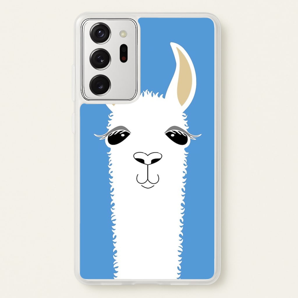 Llama Portrait  -  Phone Case for Galaxy Note 20 Ultra