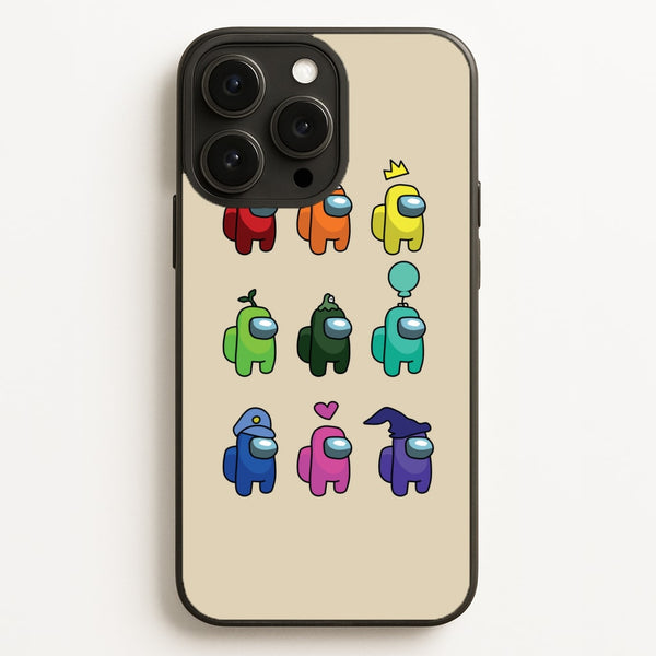 Among Gaming characters  - Among Us Phone Case for iPhone 16 Pro Max