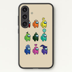 Among Gaming characters  - Among Us Phone Case for Galaxy S24 Plus