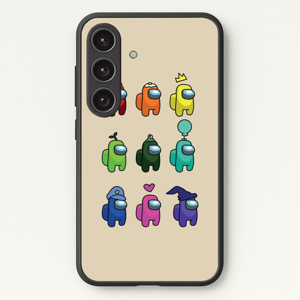 Among Gaming characters  - Among Us Phone Case for Galaxy S24FE