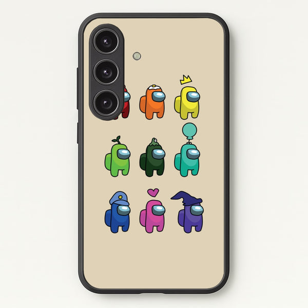 Among Gaming characters  - Among Us Phone Case for Galaxy S24FE