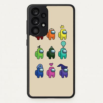 Among Gaming characters  - Among Us Phone Case for Galaxy A33