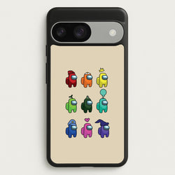 Among Gaming characters  - Among Us Phone Case for Google Pixel 9 / 9 Pro