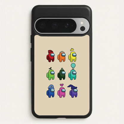Among Gaming characters  - Among Us Phone Case for Google Pixel 9 Pro XL