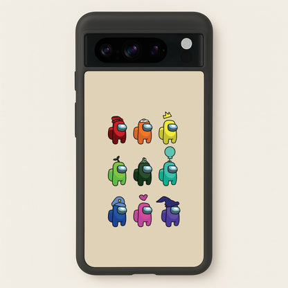 Among Gaming characters  - Among Us Phone Case for Google Pixel 8 Pro