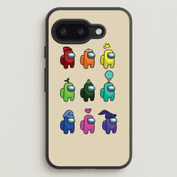 Among Gaming characters  - Among Us Phone Case for Google Pixel 9a